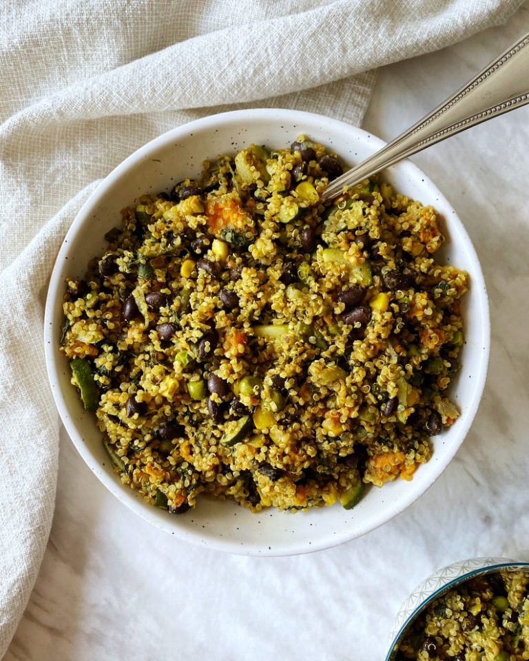 Vegan Quinoa Black Bean Salad | Riri's Recipes