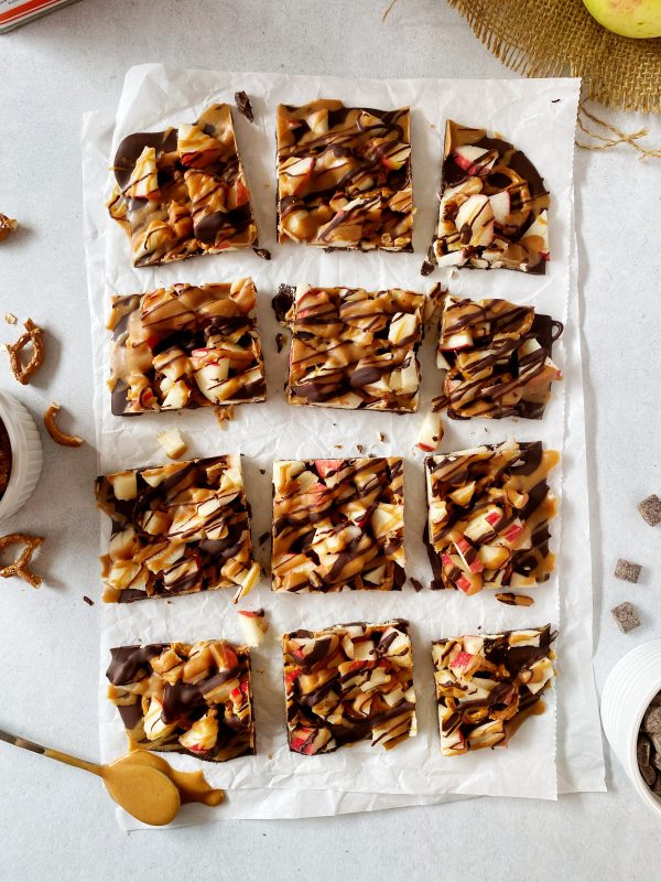 Vegan Caramel Apple Bark