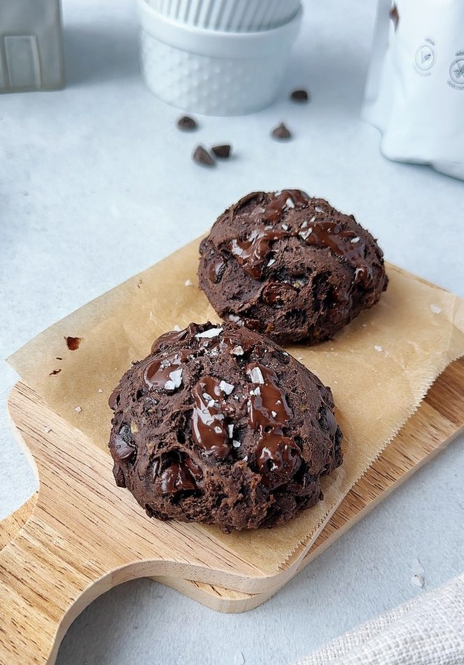 Double Chocolate High Protein Cookies (Single Serve)