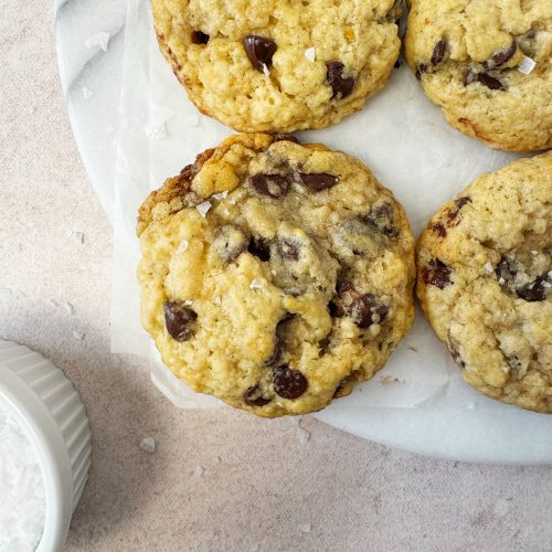 'nutella' stuffed chocolate chip cookies