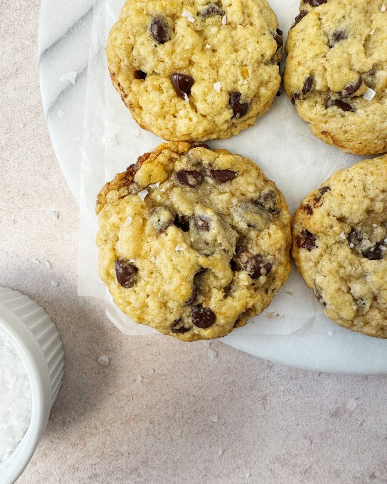 Vegan “Nutella” Stuffed Chocolate Chip Cookies