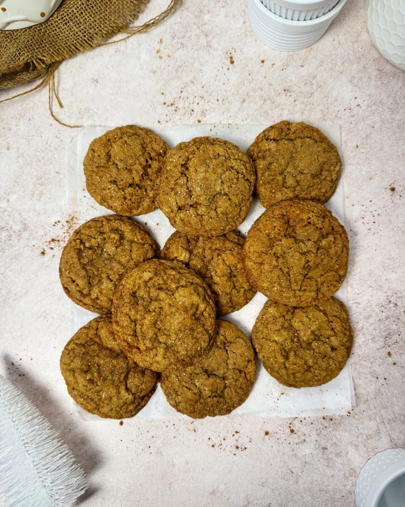 chewy ginger molasses cookies 