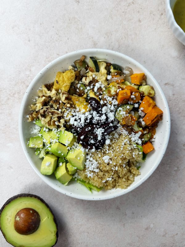 Warm Roasted Vegetable and Quinoa Salad
