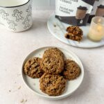 dark chocolate almond oatmeal cookies