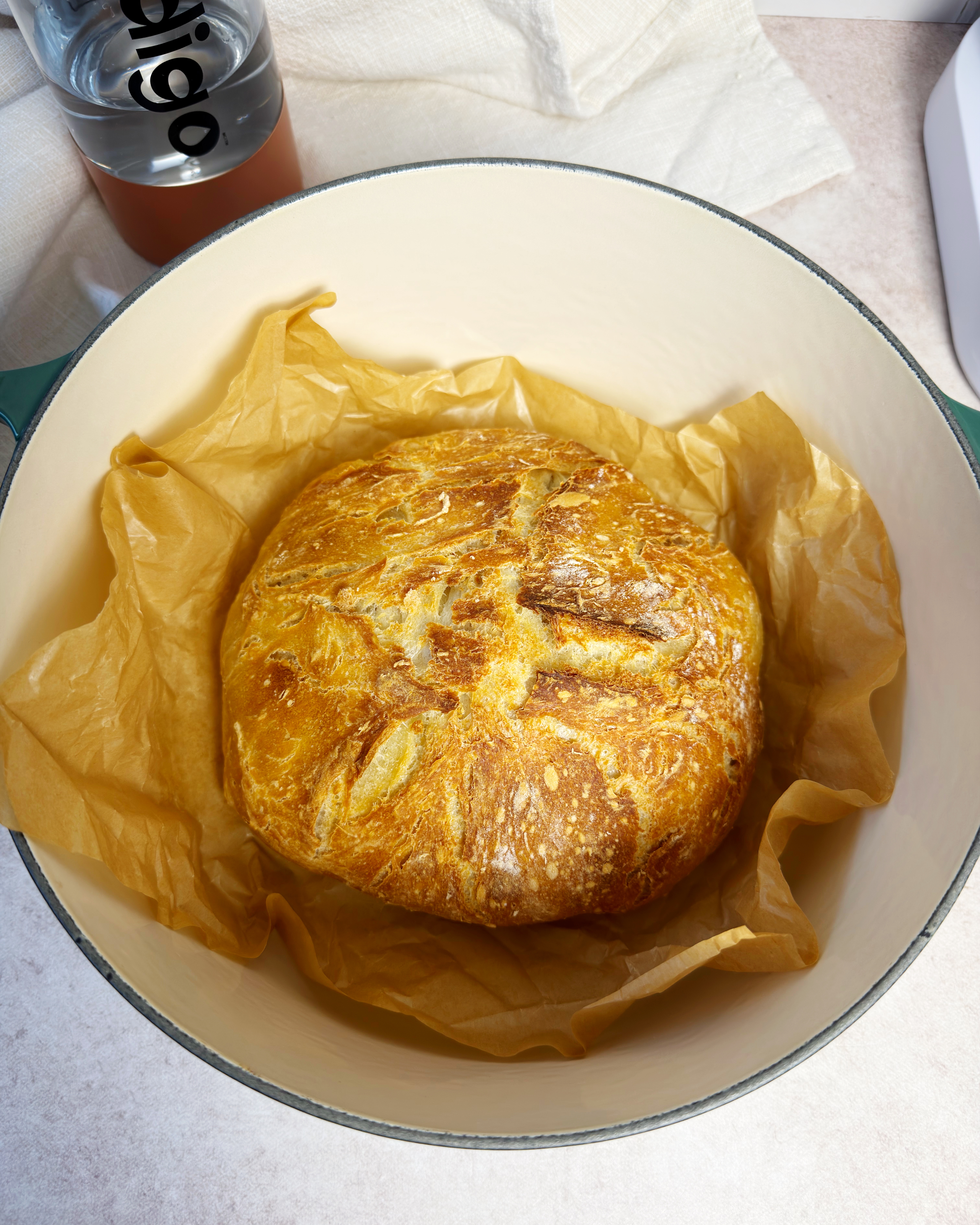 Two Ingredient Sparkling Water Bread